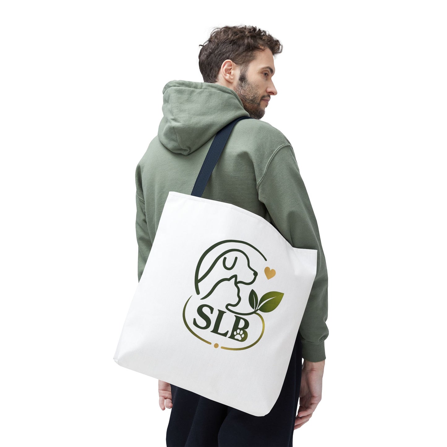 Cat and Dog Lover Eco Tote Bag — Canvas Grocery & Reusable Shopping Bag
