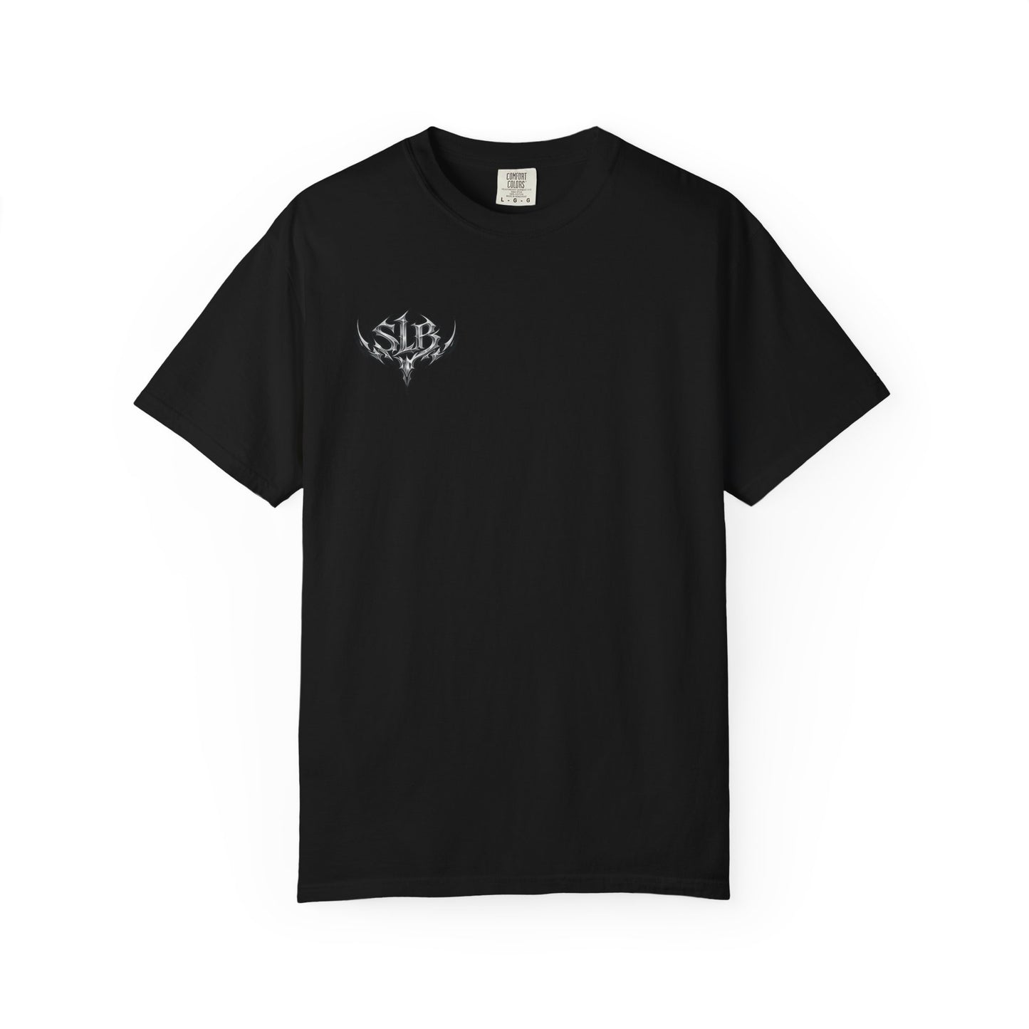 Unisex SLB Tribal Graphic T-Shirt | Bold Streetwear Statement Tee Front Design Only Color Black