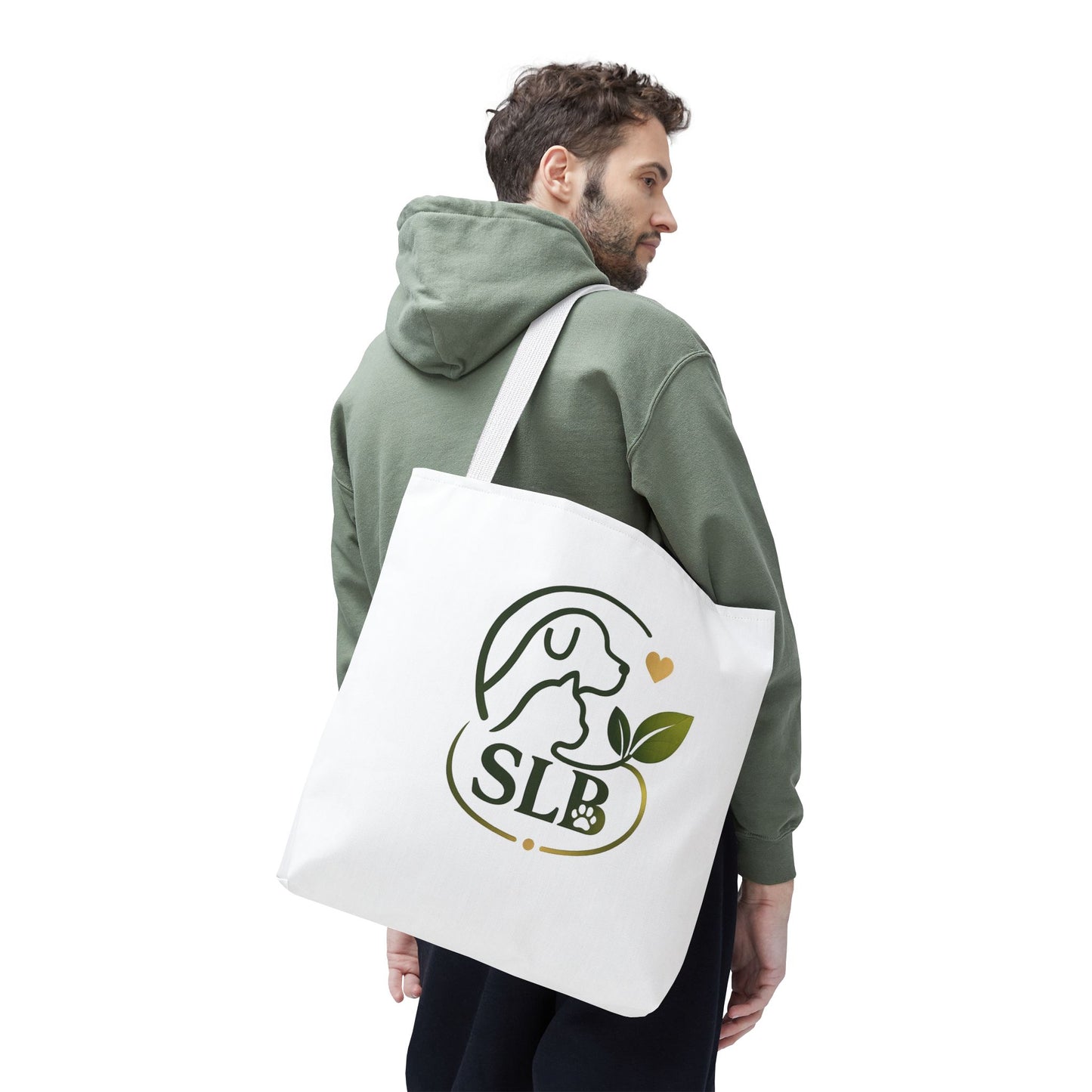 Cat and Dog Lover Eco Tote Bag — Canvas Grocery & Reusable Shopping Bag