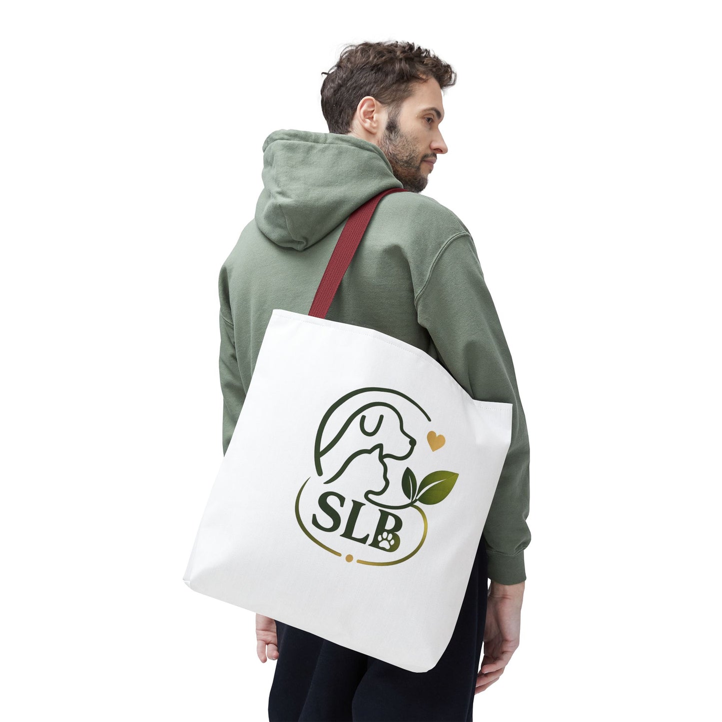 Cat and Dog Lover Eco Tote Bag — Canvas Grocery & Reusable Shopping Bag