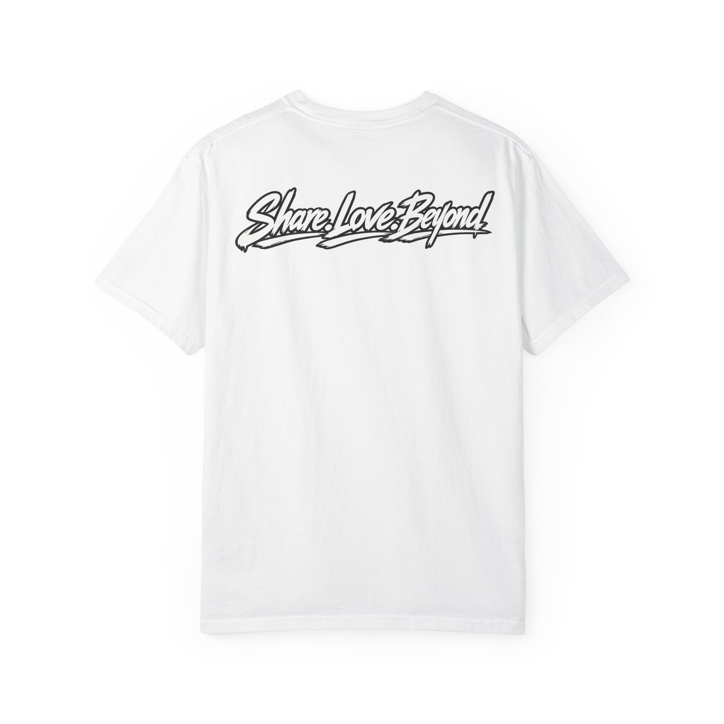 Unisex SLB “Share Love Beyond” Tropical Pet Lover T-Shirt Color White