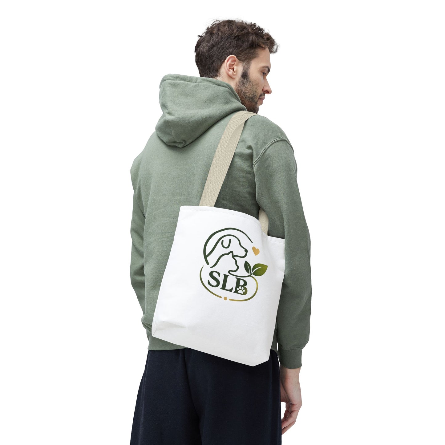 Cat and Dog Lover Eco Tote Bag — Canvas Grocery & Reusable Shopping Bag