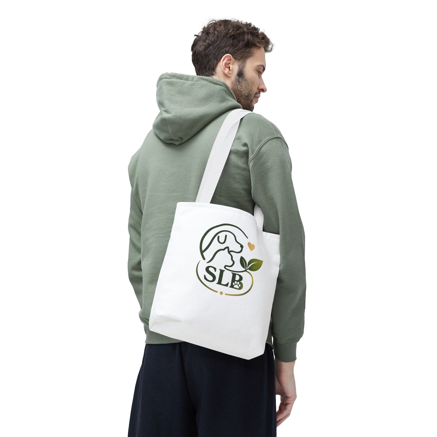 Cat and Dog Lover Eco Tote Bag — Canvas Grocery & Reusable Shopping Bag