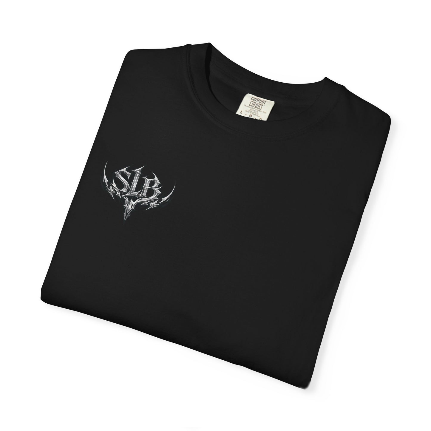 Unisex SLB Tribal Graphic T-Shirt | Bold Streetwear Statement Tee Front Design Only Color Black