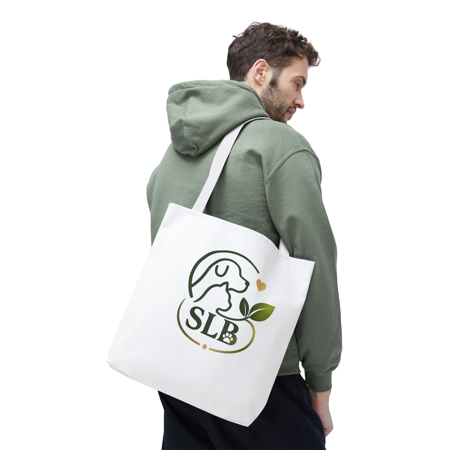 Cat and Dog Lover Eco Tote Bag — Canvas Grocery & Reusable Shopping Bag