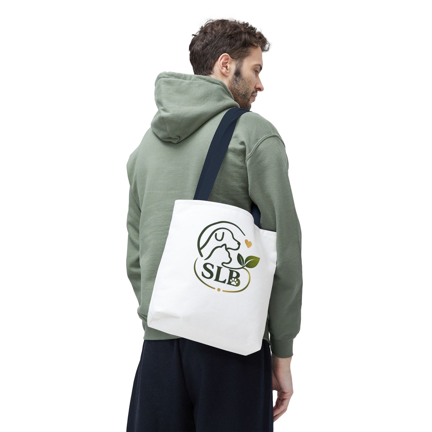 Cat and Dog Lover Eco Tote Bag — Canvas Grocery & Reusable Shopping Bag