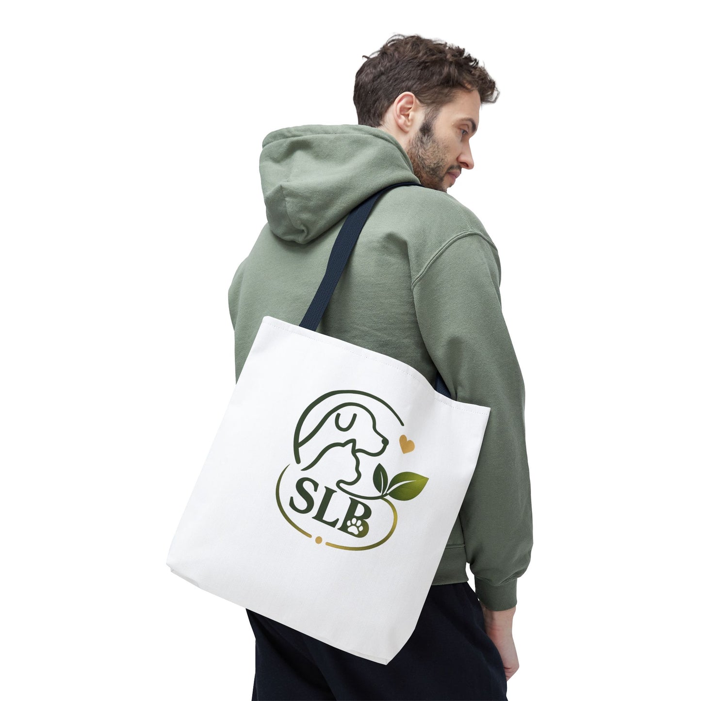 Cat and Dog Lover Eco Tote Bag — Canvas Grocery & Reusable Shopping Bag
