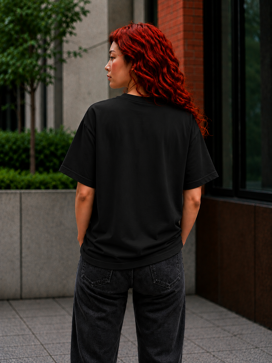 Unisex Ember Crown Wing T-Shirt – Gothic Phoenix Crest Front Design Only Color Black