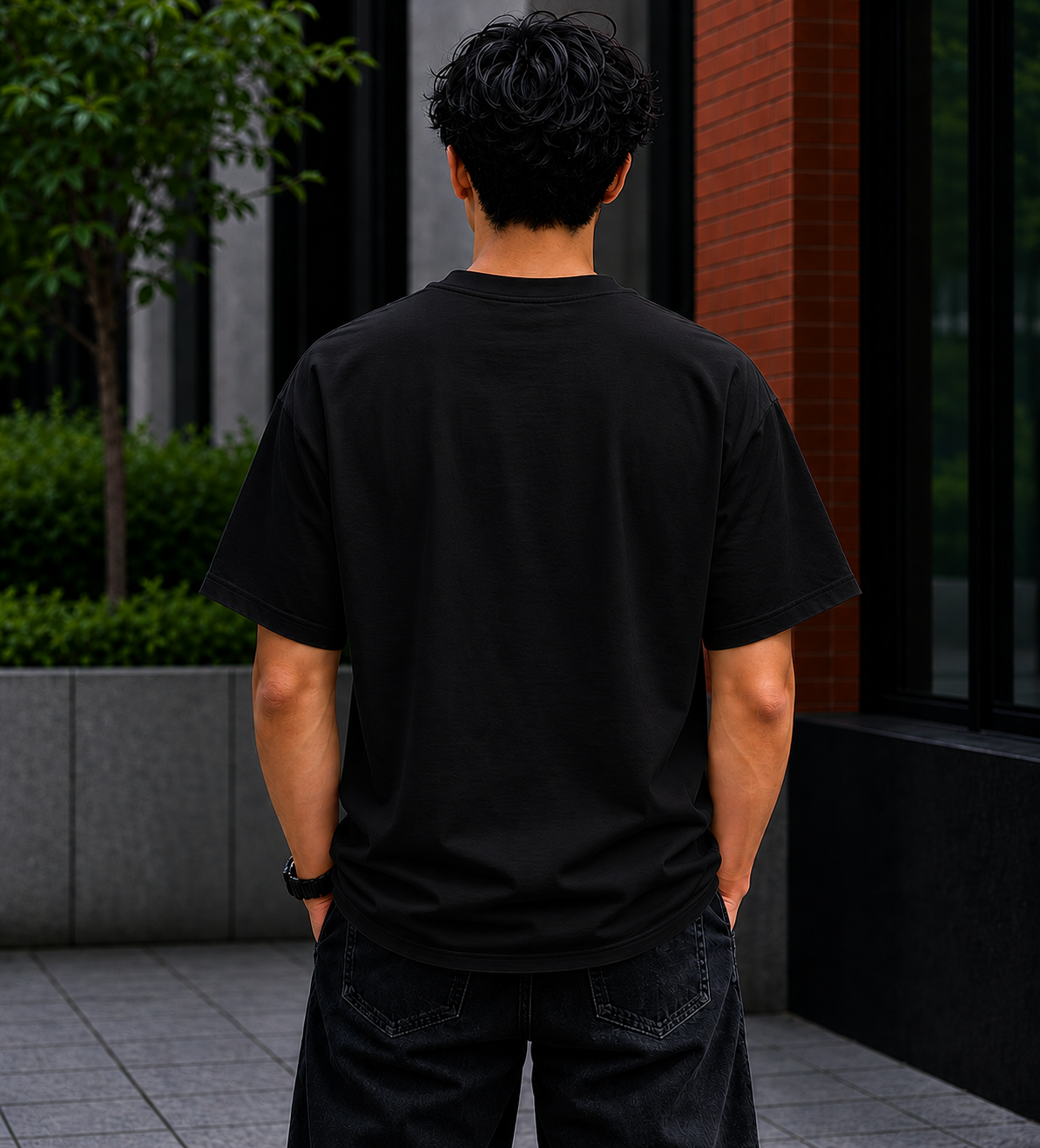 Unisex Ember Crown Wing T-Shirt – Gothic Phoenix Crest Front Design Only Color Black