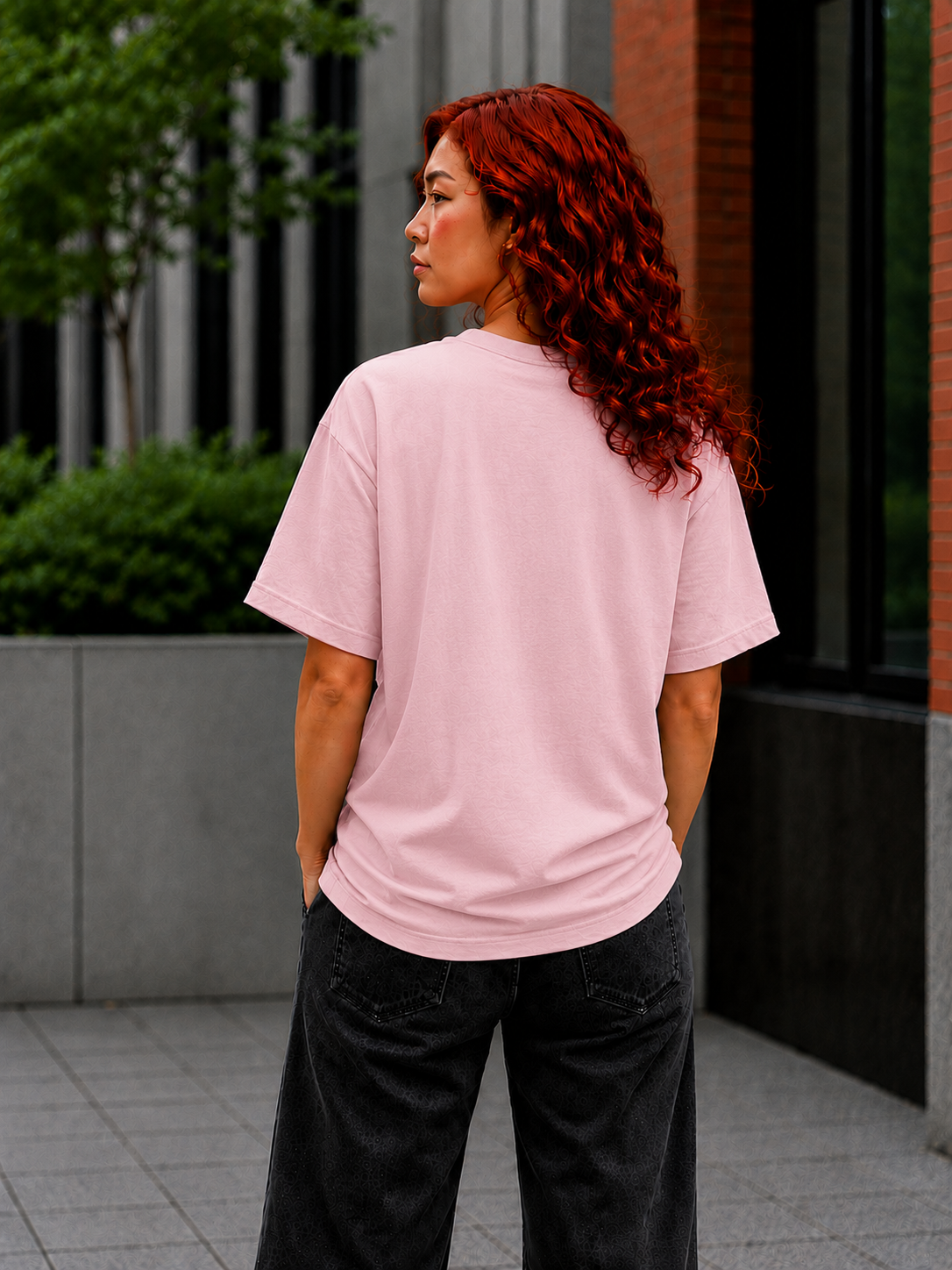 Unisex Ember Crown Wing T-Shirt – Gothic Phoenix Crest Front Design Only Color Blossom
