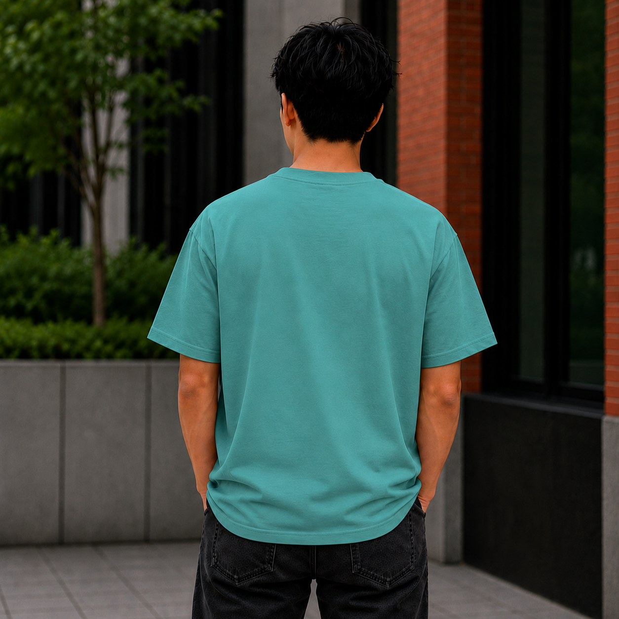 Unisex SLB Tribal Graphic T-Shirt | Bold Streetwear Statement Tee Front Design Only Color Seafoam