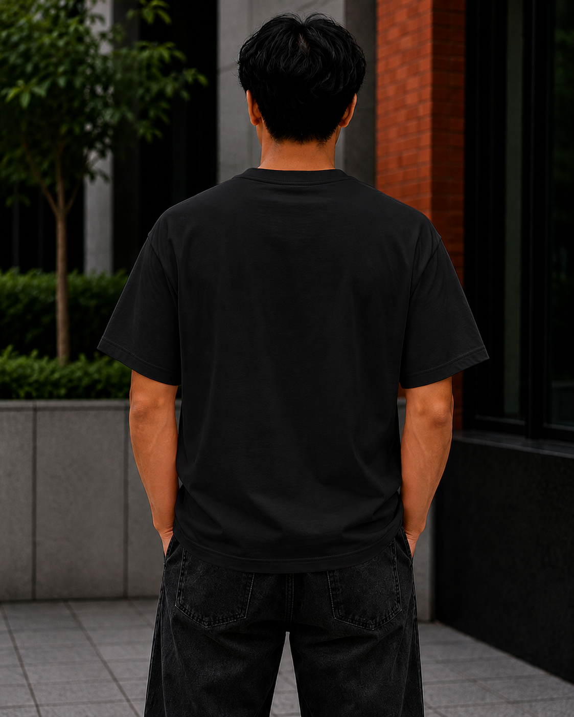 Unisex SLB Tribal Graphic T-Shirt | Bold Streetwear Statement Tee Front Design Only Color Black