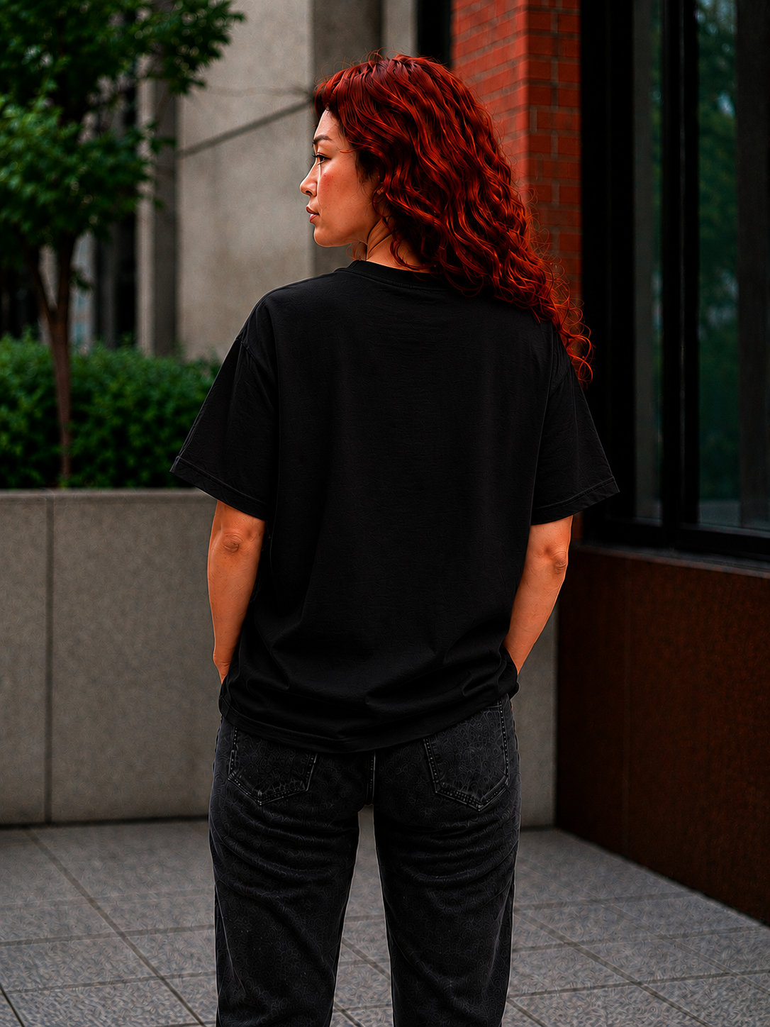 Unisex SLB Tribal Graphic T-Shirt | Bold Streetwear Statement Tee Front Design Only Color Black