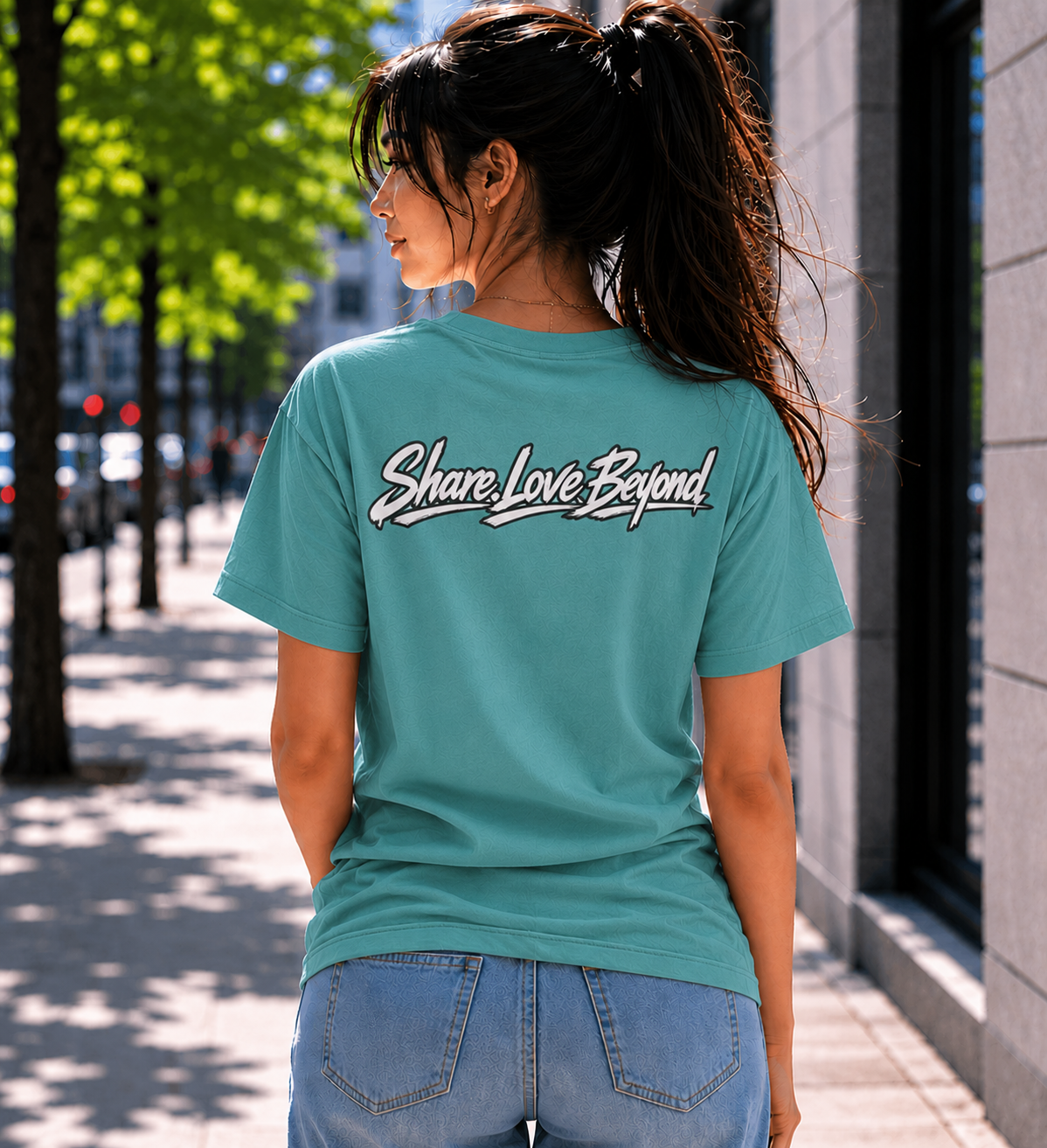 Unisex Crowned Lion SLB T-Shirt – Lead with Strength Color Seafoam