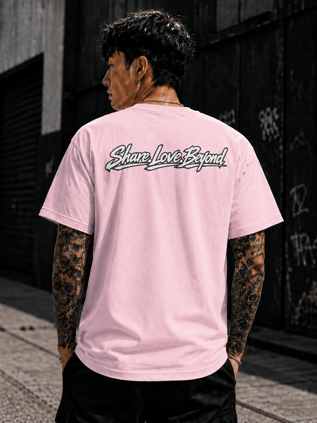 Unisex SLB Guardian Reaper T-Shirt – Wings of Faith & Strength Color Blossom