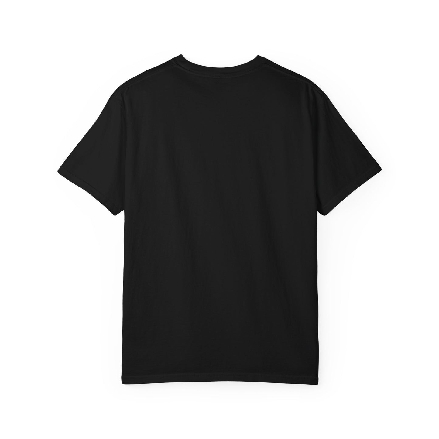 Unisex Ember Crown Wing T-Shirt – Gothic Phoenix Crest Front Design Only Color Black