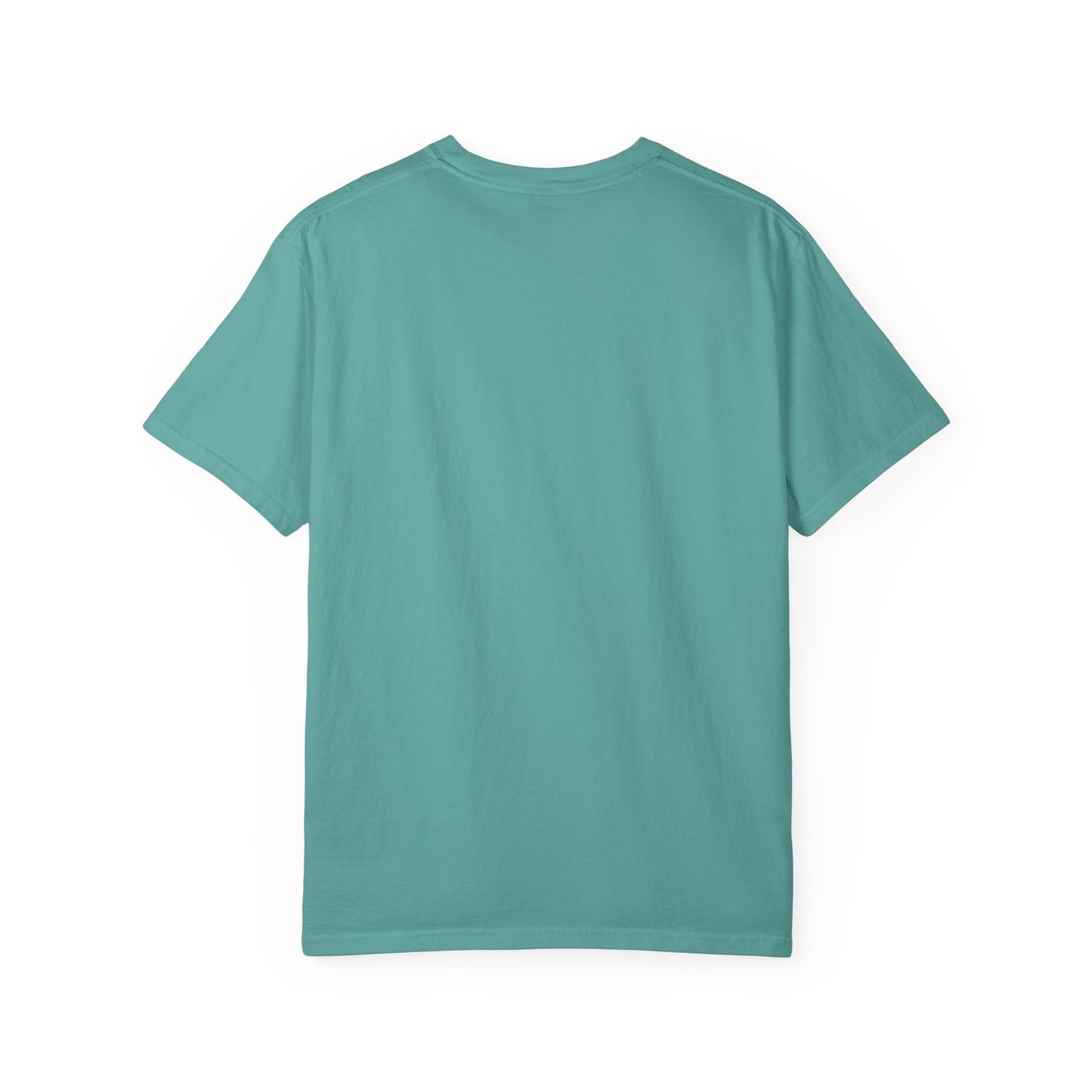 Unisex Ember Crown Wing T-Shirt – Gothic Phoenix Crest Front Design Only Color Seafoam