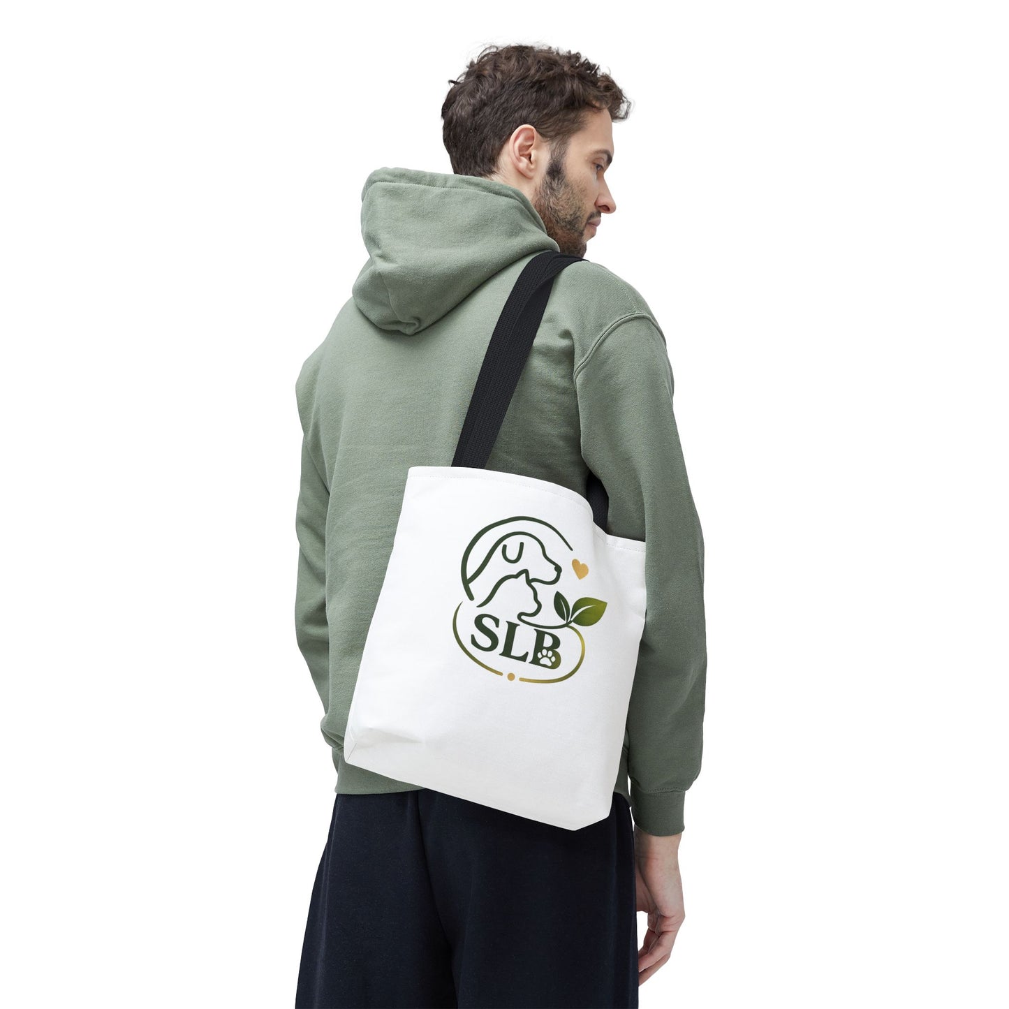 Cat and Dog Lover Eco Tote Bag — Canvas Grocery & Reusable Shopping Bag